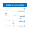 Copy & Printer Paper | Hammermill 10462-0 Premium Laser 24 lbs.11 in. x 17 in. Print Paper - 98 Bright White (500/Ream) image number 2