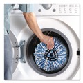 Mops | O-Cedar 172092CT Rinse Clean Microfiber Refill Custom Size for Rinse Clean Mop System - Blue/White (6 Packs/Carton) image number 4