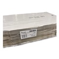 Food Trays, Containers, and Lids | Karat FP-PBF12W 12 in. x 12 in. x 1.97 in. Corrugated Paper Boxes - White/Brown (50/Bundle) image number 8