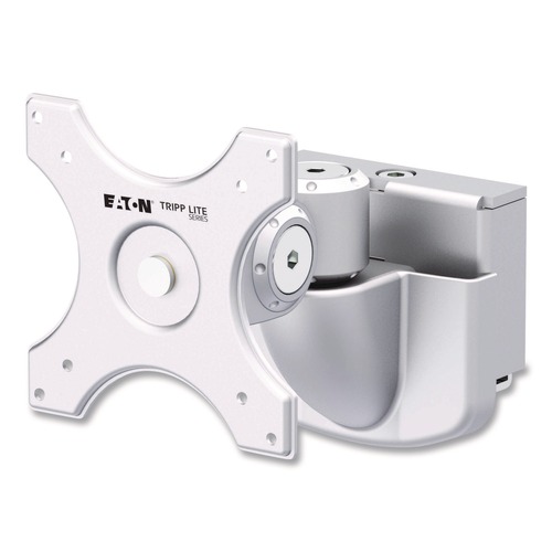 Monitor Stands | Tripp Lite DMSW1332STAA Monitor Mount for Slat Wall System for 32-in TVs 4.9w x 5.1d x 7.5h Silver Supports 22 lb image number 0