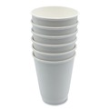 Cups and Lids | Boardwalk BWKDW12HCUP 12 oz. Double-Walled Paper Hot Cups - White (500/Carton) image number 2