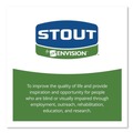 Trash Bags | Stout by Envision E2430E85 13 Gallon 0.85 mil 24 in. x 30 in. EcoSafe-6400 Bags - Green (45/Box) image number 5