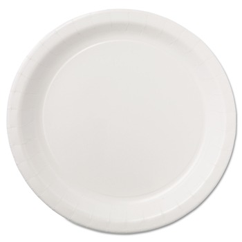 Hoffmaster PL7095 9 in. Coated Paper Dinnerware Plate - White (500/Carton)