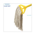 Just Launched | Boardwalk BWK216CCT 16 oz. Cotton Premium Cut-End Wet Mop Heads - White (12/Carton) image number 5