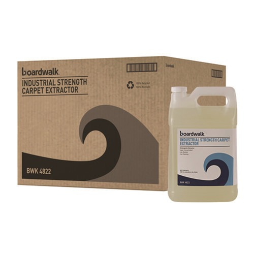 Cleaning & Janitorial Supplies | Boardwalk 092400-41ESSN 1 gal. Bottle Industrial Strength Carpet Extractor - Clean Scent (4/Carton) image number 0