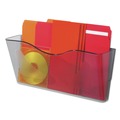 Desktop Organizers | Deflecto 63102 Euro-Style DocuPocket 15 in. x 4 in. x 6.63 in. Larger Files/Tabloid Size Landscape Wall File - Smoke image number 2