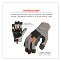 Cleaning Gloves | Ergodyne 17043 ProFlex 710 Heavy-Duty Utility Gloves - Medium Gray (1-Pair) image number 2
