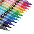 Pencils | Cra-Z-Art 10462-24 Twist Up Colored Pencils - Assorted Lead Colors/Clear Barrel (24/Set) image number 4