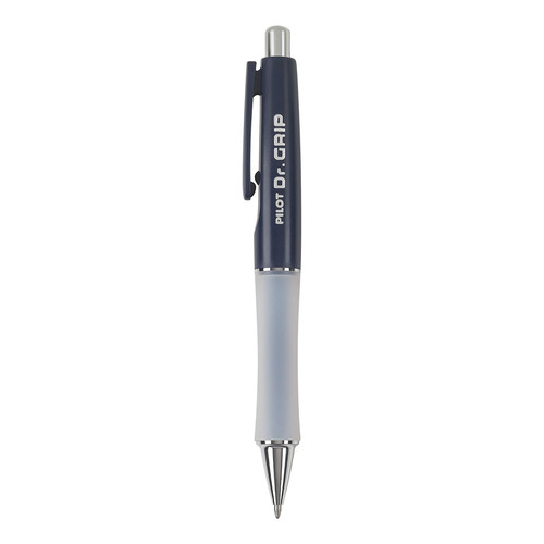 Pens | Pilot 36101 Dr. Grip Medium 1 mm Retractable Ballpoint Pen - Blue Ink/Navy Barrel image number 0
