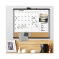 White Boards | U Brands 388U00-01 3N1 20 x 16 Magnetic Mod Dry Erase Board - White Surface/Gray/Black Plastic Frame image number 1