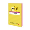 Sticky Notes & Post it | Post-it Notes Super Sticky 660-3SSJOY 4 in. x 6 in. Note Ruled Note Pads - Summer Joy Collection Colors (3-Pads/Pack) image number 1