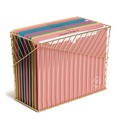 File Jackets & Sleeves | U Brands 6595U01-12 U-Eco Straight Tab Poly File Jackets - Assorted/Letter Size (10/Pack) image number 4