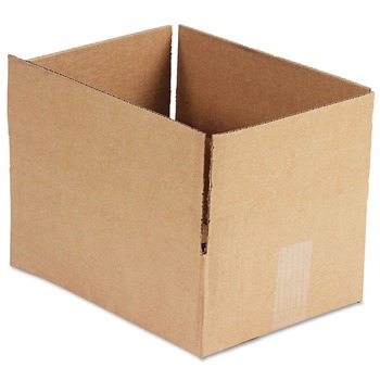 Universal UFS1294 Regular Slotted Container (RSC) 9 in. x 12 in. x 4 in. Fixed-Depth Corrugated Shipping Boxes - Brown Kraft (25/Bundle)