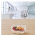 Just Launched | Dart CH8DEF ClearPac SafeSeal 8 oz. Flat Lid Plastic Tamper-Resistant/Evident Containers - Clear (200/Carton) image number 5