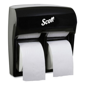 Scott 44518 11.25 in. x 6.31 in. x 12.75 in. Pro High Capacity Coreless SRB Tissue Dispenser - Black (1/Carton)