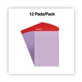 Notebooks & Pads | Universal UNV35854 50-Sheet 5 in. x 8 in. Colored Perforated Writing Pads - Narrow Rule, Orchid (1 Dozen) image number 5
