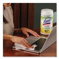 Cleaners & Chemicals | LYSOL Brand 19200-49128 7 in. x 7.25 in. 1-Ply Disinfecting Wipes II - Fresh Citrus/White image number 9
