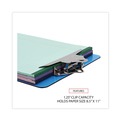 Clipboards | Universal UNV40307 1.25 in. Clip Capacity 8.5 in. x 11 in. Plastic Clipboard with High Capacity Clip - Translucent Blue image number 5