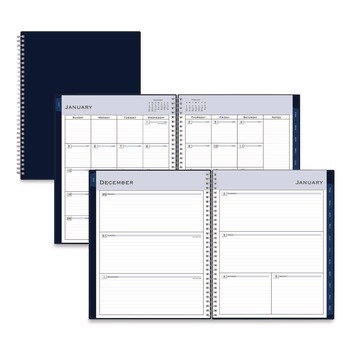 PRODUCTS | Blue Sky 148659 11 in. x 8.5 in. 12-Month (Jan to Dec): 2026 Passages Weekly/Monthly Planner - Navy Cover