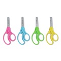 Arts & Crafts Supplies | Westcott 13140 5 in. Long 1.75 in. Cut Length Rounded Tip Kids Scissors Teacher's Pack - Straight Assorted Color Handles (12/Pack) image number 2