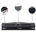 Staple Punches | Swingline A7074020E 11-Sheet Commercial Adjustable Desktop 2- to 3-Hole Punch 9/32 in. Holes - Black image number 3