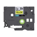 Tapes | Brother P-Touch TZE621CS Tze Laminated Removable Label Tapes, 0.35-in X 26.2 Ft, Black On Yellow image number 1