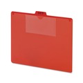 File Folders | Smead 51920 2-Pocket Style 1/5-Cut Top Tab Out 8.5 in. x 11 in. Poly Out Guide - Red (50/Box) image number 0