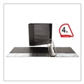 Binders | Universal UNV20995 11 in. x 8.5 in. 3 Slant D-Ring View Binder with 4 in. Capacity - Black image number 6