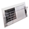 Desk Shelves | Deflecto 51 10 in. x 3 in. x 5.5 in. Adjustable Sidewall Register Air Deflector - Clear image number 4