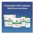 Hand Wipes | Clorox Healthcare 30824 9 in. x 6.75 in. Hydrogen Peroxide Cleaner Disinfectant Wipes - Unscented (95/Canister, 6 Canisters/Carton) image number 10