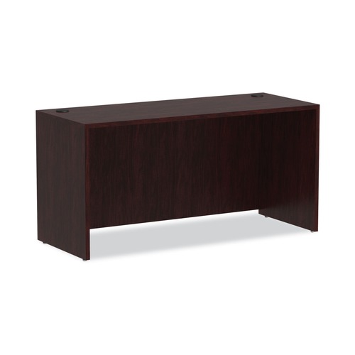 Office Desks & Workstations | Alera ALEVA256024MY Valencia Series 59.13 in. x 23.63 in. x 29.5 in. Credenza Shell - Mahogany image number 0