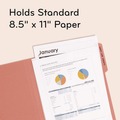 File Folders | U Brands 6597U01-12 1/3 Cut Tabs Letter Size U-Eco Poly File Folders - Assorted Colors (24/Pack) image number 2