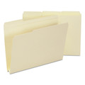 File Folders | Smead 10405 1.5 in. Expansion 1/3-Cut Tab Expandable Heavyweight File Folders - Letter Size/Manila (50/Box) image number 0