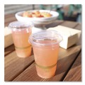 Cups and Lids | World Centric CPL-CS-12NS Plastic PLA Clear Cold Cup Lids Fits 9 oz to 24 oz Cold Cups - Clear (1000/Carton) image number 6