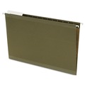 File Folders | Pendaflex 04153 Straight Tabs Legal Size Reinforced Hanging File Folders - Standard Green (25/Box) image number 1