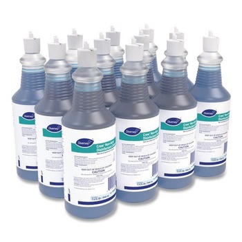 PRODUCTS | Diversey Care 100925283 32 oz. Squeeze Bottle Crew Neutral Non-Acid Bowl and Bathroom Disinfectant (12/Carton)