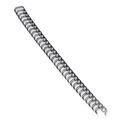 Binding Spines & Combs | Fellowes Mfg Co. 52541 0.375 in. Diameter 80 Sheet Capacity Wire Bindings - Black (25/Pack) image number 3