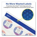 Back to School Sale | Avery 22825 2 in. Diameter Print-to-the Edge Labels with Sure Feed and Easy Peel - Round Glossy Clear (120/Pack) image number 3