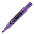 Highlighters | Avery 24060 HI-LITER Desk-Style Chisel Tip Highlighters - Fluorescent Purple Ink/Black Barrel (1-Dozen) image number 1