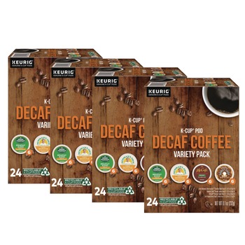 FOOD SERVICE | Green Mountain Coffee 5000374162 Decaf Variety Coffee K-Cups - Assorted Flavors (96/Carton)