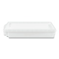 Boxes & Bins | HON HFMBIN3 Flagship 12.75 in. x 16 in. x 3 in. 1 Section Storage Bins - Translucent White image number 1