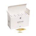 Binding Spines & Combs | U Brands 3619U06-24 Vinyl-Coated Paper Clips - Gold/Medium (200 Clips/Box, 5 Boxes/Pack) image number 3