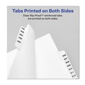 Dividers & Tabs | Avery 01425 Avery-Style 26-Tab 'Y' Label 11 in. x 8.5 in. Preprinted Legal Side Tab Divider - White (25-Piece/Pack) image number 4