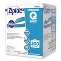 Food Service | Ziploc 364957 7 in. x 7.75 in. 32 oz Zipper Freezer Bags - Clear (300/Carton) image number 4