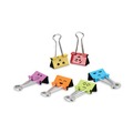 Binding Spines & Combs | Universal UNV31031 Emoji Themed Binder Clips with Storage Tub - Medium, Assorted (42/Pack) image number 1