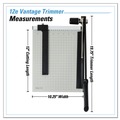 Arts & Crafts Supplies | Dahle 12E Vantage 10 x 12.75 Guillotine 15-Sheet Paper Trimmer/Cutter image number 4