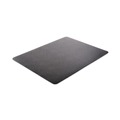 Office Chair Mats | Deflecto CM14242BLK 45 x 53 SuperMat Frequent Use Rectangular Chair Mat for Medium Pile Carpet - Black image number 2