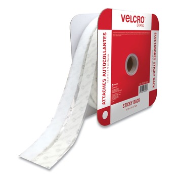  | Velcro VEL-30080-AMS 0.75 in. x 50 ft. Removable Adhesive Sticky-Back Fasteners - White (1-Roll)