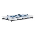 Boxes & Bins | HON HFMBIN3 Flagship 12.75 in. x 16 in. x 3 in. 1 Section Storage Bins - Translucent White image number 3