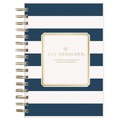 Notebooks & Pads | Blue Sky BLS103623 8 in. x 5 in. 12-Month (Jan-Dec 2026) Day Designer Navy Stripe Daily/Monthly Planner - Navy/White Cover image number 1